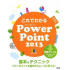 これでわかるＰｏｗｅｒＰｏｉｎｔ　２０１３　オールカラー　基本＆テクニック　パワーポイントの操作がスムーズに学べる！