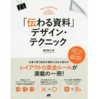 「伝わる資料」デザイン・テクニック　仕事で使う資料が劇的に生まれ変わる！　知識や経験、関係なし