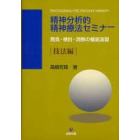 精神分析的精神療法セミナー　発見・検討・洞察の徹底演習　技法編