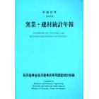 窯業・建材統計年報　平成１５年