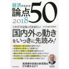 経済がわかる論点５０　２０１８