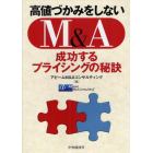 高値づかみをしないＭ＆Ａ　成功するプライシングの秘訣