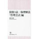 財務３表一体理解法　「管理会計」編