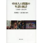 中国人口問題の年譜と統計　１９４９～２０１２年