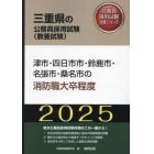 ’２５　津市・四日市市・鈴鹿　消防職大卒