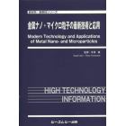 金属ナノ・マイクロ粒子の最新技術と応用