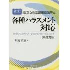 改正女性活躍推進法等と各種ハラスメント対応