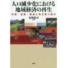 人口減少化における地域経済の再生　京都・滋賀・徳島に見る取り組み