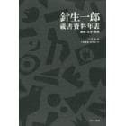 針生一郎蔵書資料年表　美術・文学・思想