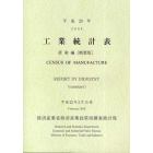 工業統計表　産業編〈概要版〉　平成２０年