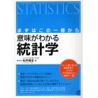 意味がわかる統計学　まずはこの一冊から