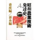 昭和農業技術発達史　第４巻