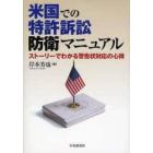 米国での特許訴訟防衛マニュアル　ストーリーでわかる警告状対応の心得