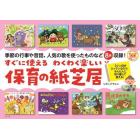 すぐに使えるわくわく楽しい保育の紙芝居　ミシン目が入っているので、かんたんに切り離して使える！　季節の行事や昔話、人気の歌を使ったものなど８話収録！