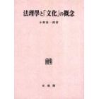 法理学と「文化」の概念　同時に現代ドイツ法理学の批評的研究　オンデマンド版