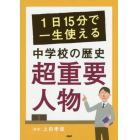 １日１５分で一生使える中学校の歴史超重要人物