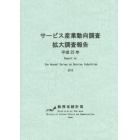 サービス産業動向調査拡大調査報告　平成２５年