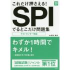 これだけ押さえる！ＳＰＩでるとこだけ問題集　２０１９年度版