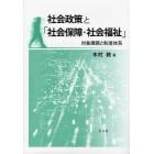 社会政策と「社会保障・社会福祉」　対象課題と制度体系