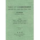 平成１２－１７－２３年接続産業連関表　総合解説編