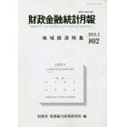 財政金融統計月報　第８０２号