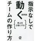 指示なしで動くチームの作り方　売上を２倍にする