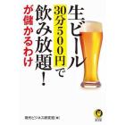 生ビール３０分５００円で飲み放題！が儲かるわけ