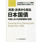 清算・決済から知る日本国債　市場における清算機関の役割