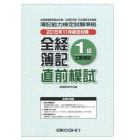 全経簿記１級工業簿記直前模試　２０１５年１１月検定対策