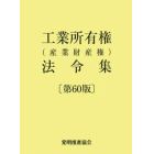 工業所有権〈産業財産権〉法令集　第６０版　２巻セット