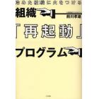 組織『再起動』プログラム　冷めた組織に火をつける