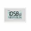 カシオ IDL-100J-7JF 電波時計(壁掛け時計) 生活環境お知らせ(湿度計 ／ 温度計)タイプ