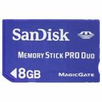 SanDisk　メモリースティックPRO　DUO　8GB　SDMSPD8192J95