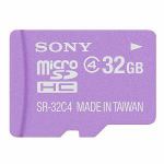 ソニー　SR-32A4　V　microSDHCメモリーカード　32GB　Class4(バイオレット)