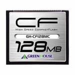 グリーンハウス(メモリ)　　コンパクトフラッシュカード　　GH-CF128MC　GHCF128MC