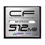 グリーンハウス(メモリ)　　コンパクトフラッシュカード　　GH-CF512MC　GHCF512MC