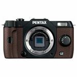 デジタル一眼カメラ　PENTAX　Q10(オーダーカラー・ブラック／ブラウン)　ボディ