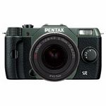 デジタル一眼カメラ　PENTAX　Q10(オーダーカラー・オリーブグリーン／ブラック)　ズームレンズキット