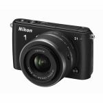ニコン　Nikon　1　S1　HLK　BK　新世代プレミアムカメラ【標準ズームキット】(1011万画素／ブラック)