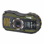 ペンタックス　WG-3-GPS(G)　ペンタックス　Optio(オプティオ)　デジタルカメラ(1600万画素／　光学4倍ズーム／グリーン）