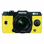デジタル一眼カメラ　PENTAX　Q7　　ズームレンズキット　　ブラック／イエロー　　005　オーダーカラー