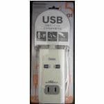 オーム電機　USB充電ポート付タップ　USB2ポート2口タップ　1.5m　HS-K1930