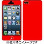 CaseMania　iPhone5ケース　Nano　Skin　レッド　NS-IP500-00009RERE