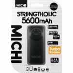 モバイルバッテリー　Michi　Strengtholic　5600mAh　M56BK-01