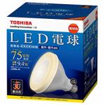 東芝　　LED電球　「E-CORE」　(ビームランプ形／電球色・口金E26)　　LDR9L-W
