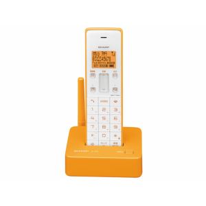 SHARP　デジタルコードレス電話機　JD-S06CL-G　オレンジ系　JD-S06CL-DD