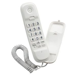 インテリア電話機　ホワイト　UTP-100-W