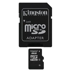 キングストンテクノロジー　　SDC4／8GB　　microSDHC　8GB　(Class　4)