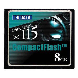 IOデータ　コンパクトフラッシュ8GB　CF1158G
