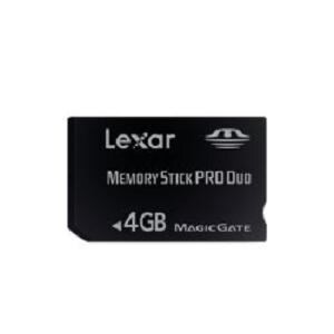 LEXAR　メモリースティックPRO　DUO　4GB　LMSPD4GBBCJP
